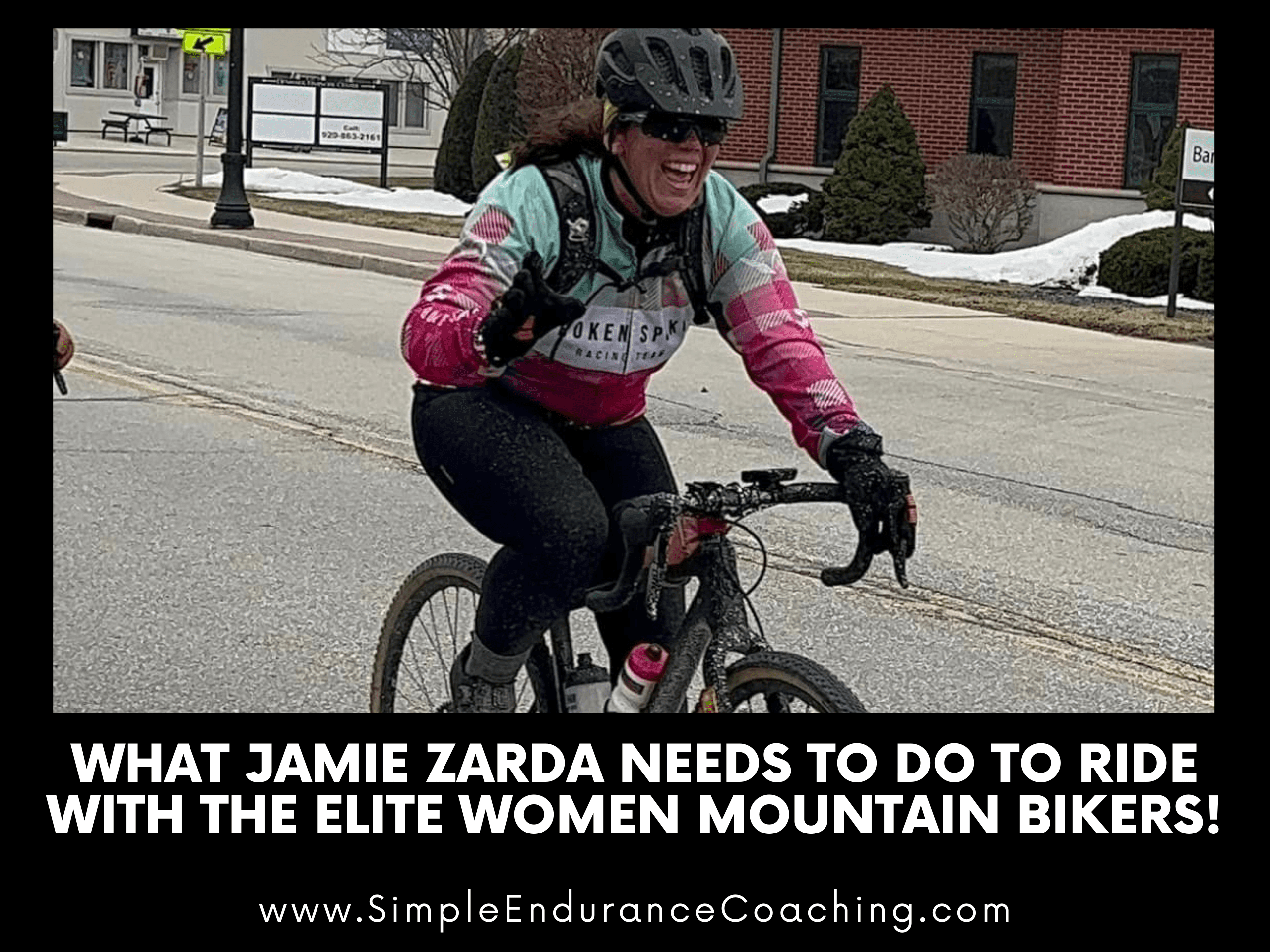 Zarda (2560 × 1920 px) My new client Jamie and I will work to do to channel her energy, broaden her fitness base, and learn the discipline to race with the elites