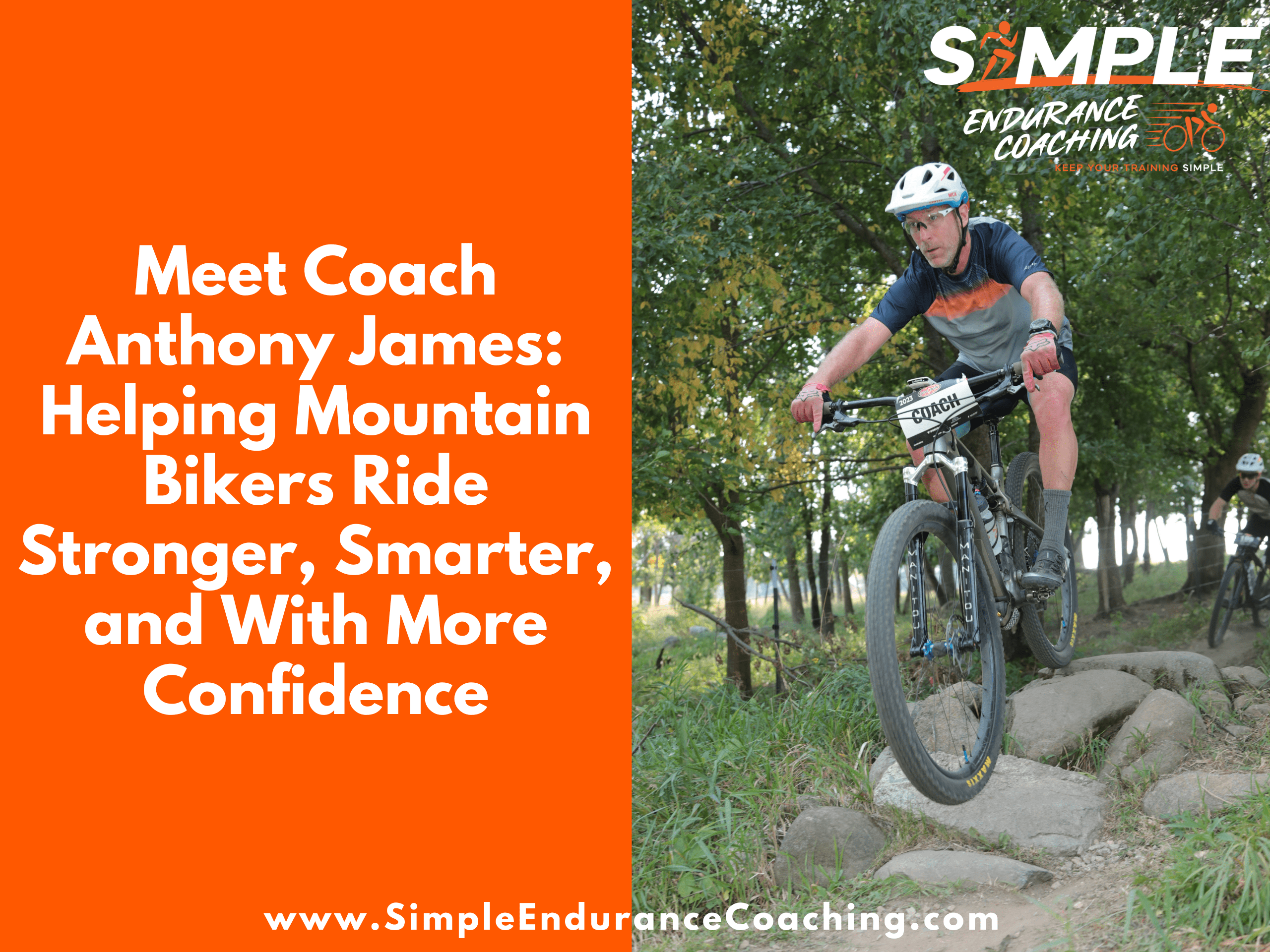 anthony DF Meet Coach Anthony James! A NICA-certified coach and experienced mountain biker, he helps riders of all levels build skills, confidence, and endurance.