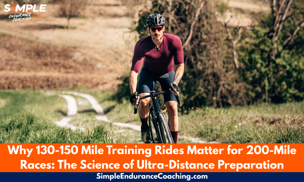 Master 130-150 mile rides for 200-mile gravel races with science-based preparation strategies that tackle the real challenges of ultra-distance performance.