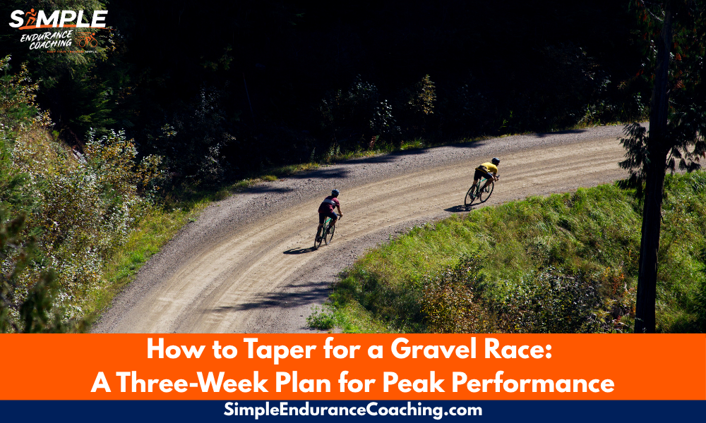 Learn how to taper for a big gravel race. Science-backed three-week plan to reduce fatigue, maintain sharpness, and arrive ready to perform.