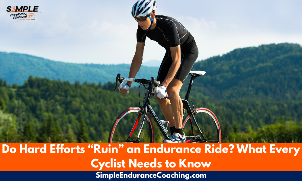 Do hard efforts ruin a Zone 2 ride? Learn how climbs, sprints, and tempo efforts affect endurance adaptations, fatigue, and recovery.