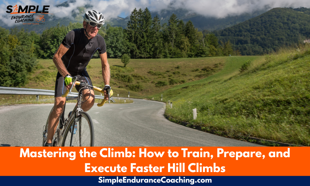 Master your hill climbs with proven training, smart strategy, and proper fueling. Learn how strength training, Zone 4-5 work, and terrain-based pacing transform your climbing.
