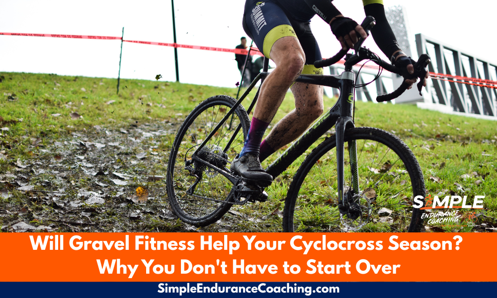 Learn how gravel training prepares you for cyclocross. Discover why your endurance and threshold fitness carry over, when to add VO₂max work, and how to arrive at cross season fresh, fast, and confident.