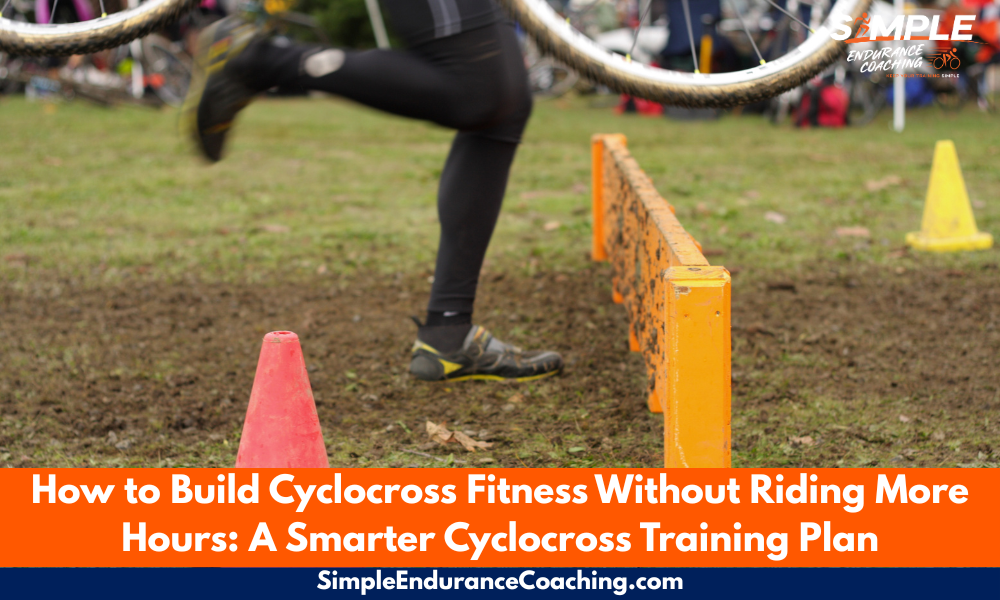 Build cyclocross fitness without riding more hours. Learn how masters athletes can use gravel fitness, VO2max workouts, running, skills, and strength training to prepare for cyclocross season.