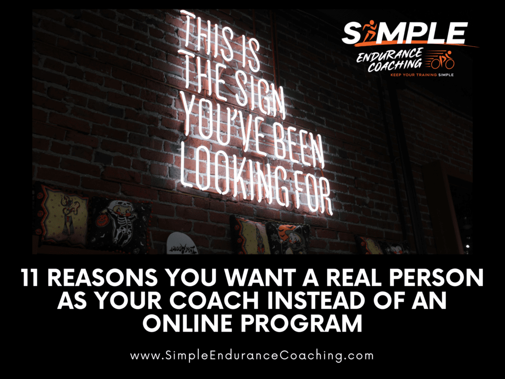 11 Reasons You Want a Real Person as Your Coach Instead of an Online Program