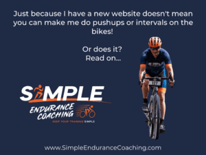 Share my new website and make me do pushups or intervals