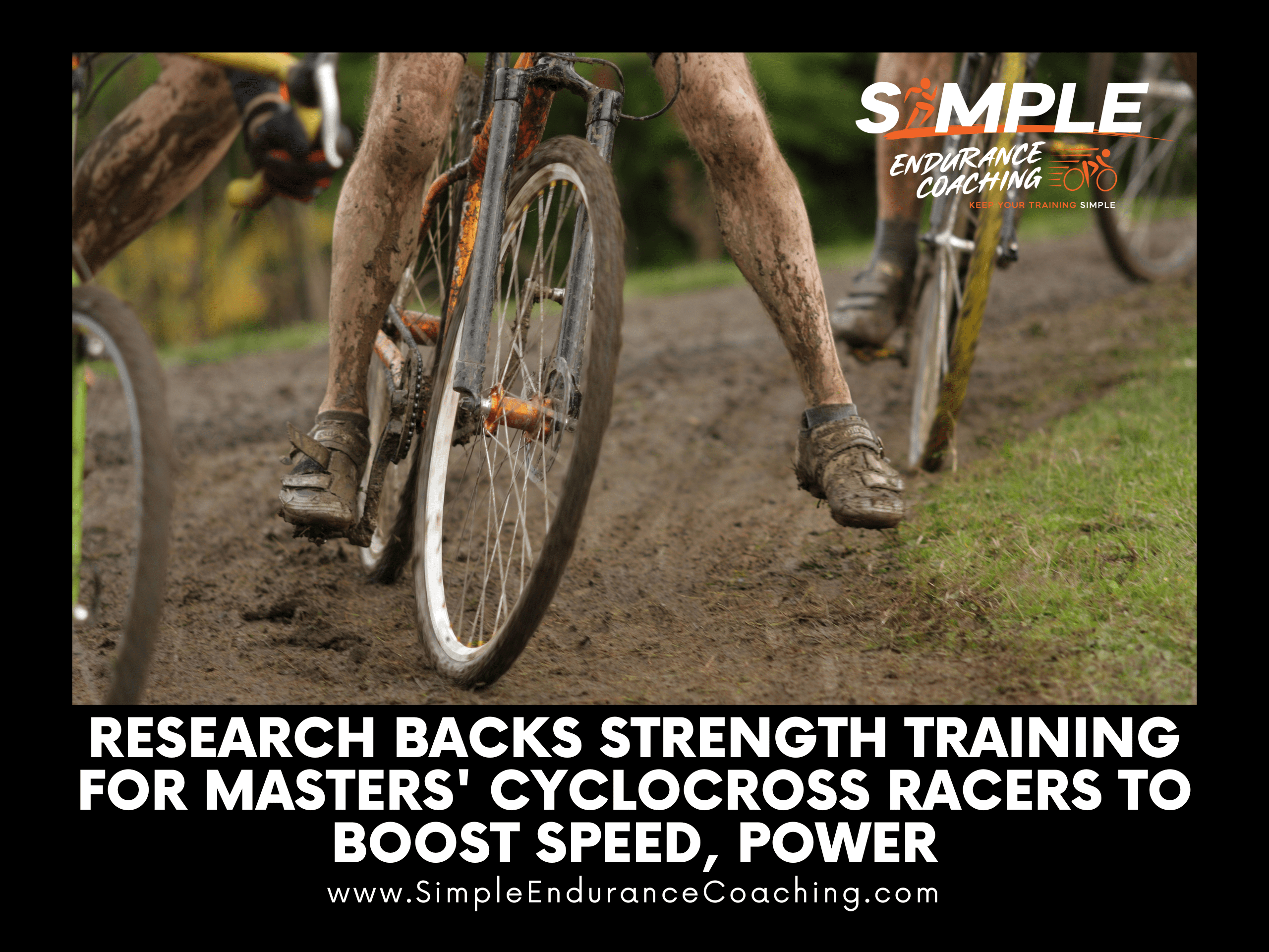 Recent studies have shown that strength training for masters cyclocross racers can significantly boost speed, power and reduce the chance of injury.