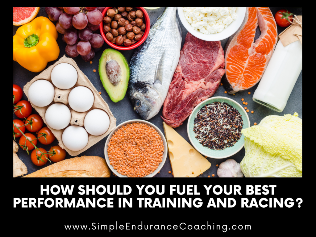 Discover the key to achieving peak performance in training and racing. Learn about the significance of low-glycemic carbohydrates, the role of protein in recovery fuel, and how to optimize your eating patterns for success.