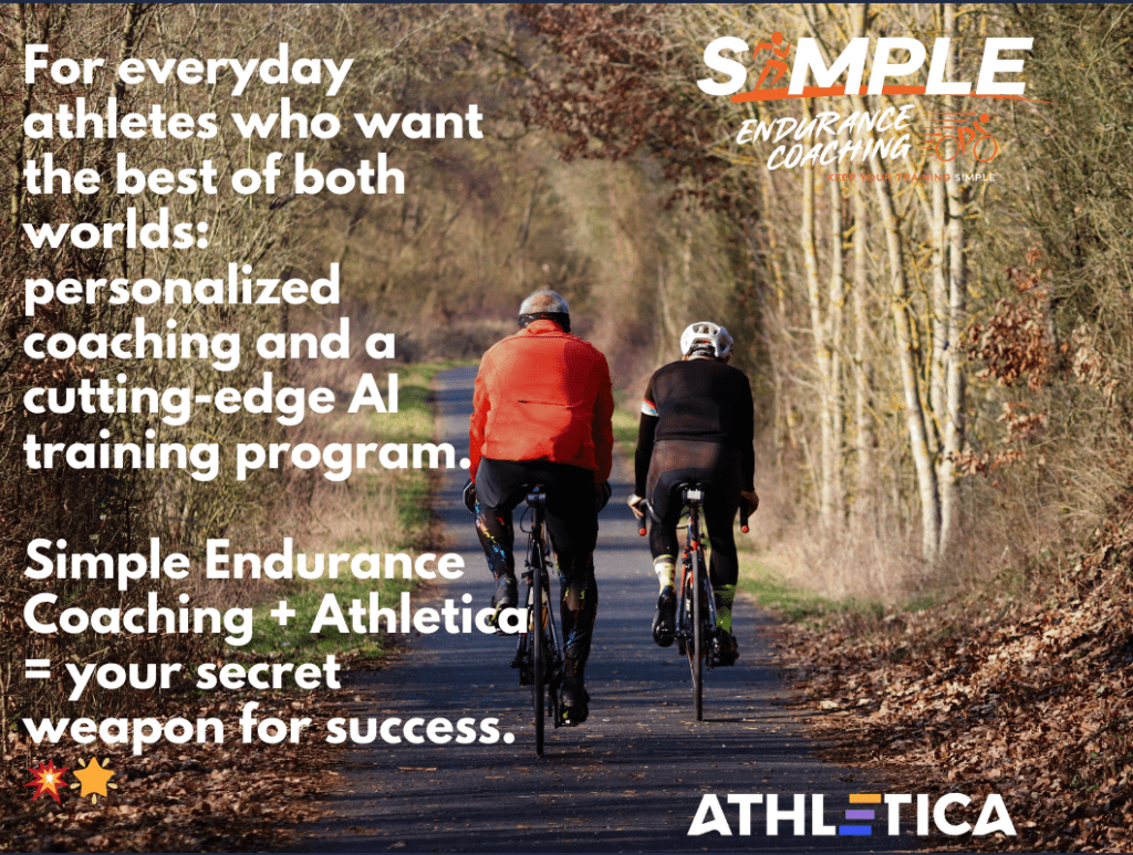 Athletica and personalized coaching gives you the best of all worlds