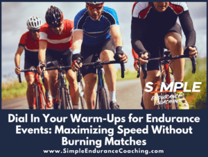 Discover optimal warm-up strategies for runners & cyclists. Balance speed & stamina, maximize performance, and prevent burnout before your next race.