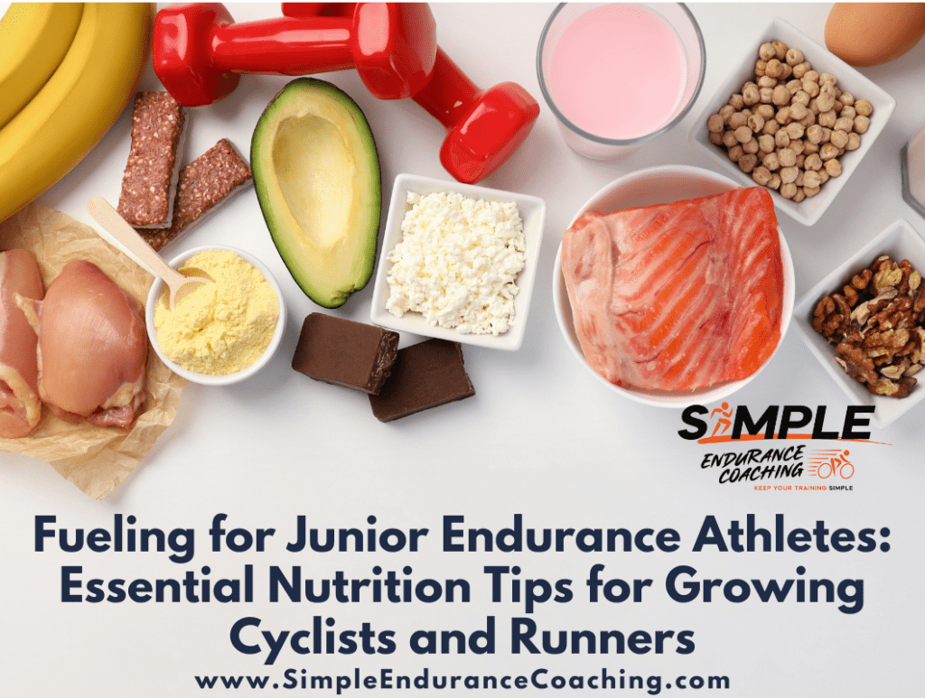 Discover essential fueling tips for junior cyclists & runners. Learn how to eat for growth & performance, with pre-, during, & post-workout nutrition advice.